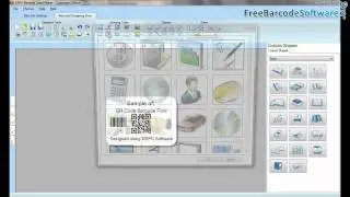 Create QR code 2D barcode for marking small items