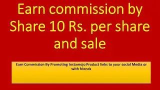 Share this link and earn 10 Rs. per purchase. Best affiliate product first time ever. 20rs per sale.