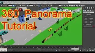 How to render a panorama in 3ds max - Simple tutorial