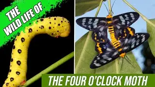 The wild life of the Four O'clock Moth (Dysphania numana)