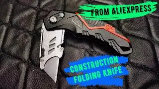 Construction folding knife from Aliexpress Airaj 1358