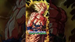 Every Saiyan ranked from Tallest to Shortest?!