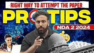 New Something?😱 NDA 2 2024 Written Exam सही तरिके से कैसे Attempt करे |  Learn With Sumit