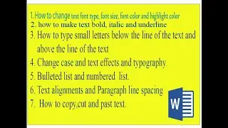 MS word Tutorials /Amharic (በአማረኛ) part-1  for beginners
