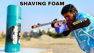 यू ट्यूब पर पहली बार Testing Airgun Vs Shaving Foam Can