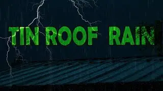 🎧 TIN ROOF RAIN with Thunderstorm | Ambient Noise Sleep and Meditation Sounds| @Ultizzz day#49