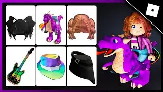COMO PEGAR 6 ITENS GRÁTIS AGORA NO ROBLOX - SKIN DE DRAGÃO, CABELOS, CÓDIGOS E +