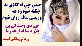 جینۍ چی له ګاډی نه ښکته شوه زه هم ورپسی شاته روان شوم چی دی وخت کی یی پلار د شا له اړخه