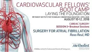 Surgery For Atrial Fibrillation (Ross Reul, MD)