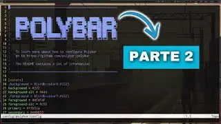 (2/3) POLYBAR: Editando, adicionando e removendo modules.