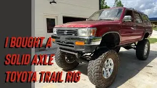 Solid Axle Toyota 4Runner on 37s