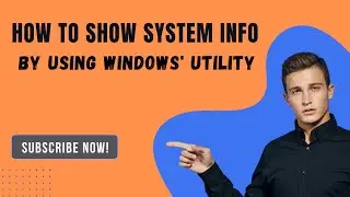 How To Show System Info By Using Windows' Utility In Urdu / Hindi