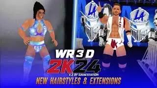 WR3D 2K24 V3 BY GAMESTATION | NEW HAIRSTYLES, EXTENSIONS & MORE