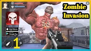 Zombie HunterInvasion Walk through Game play (Android) ISO