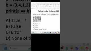 Python coding challenge-339 #shorts #shortsfeed #shortvideo #shortsvideo #python  #coding #short #ai