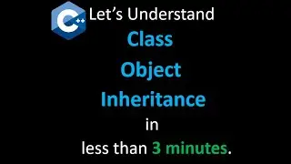 What is Class, Object, and inheritance in simple terms? Learn these CONCEPTS in less than 3 minutes.