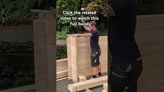 Building a 4x3 cabin Head to head against my Employee #diy #construction #cabin #logcabinbuild
