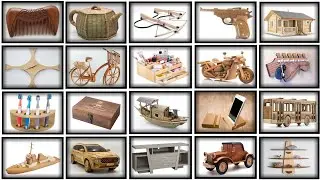 Wooden unique designs teapot combs crossbow bicycles🚴house🏠wood box📦mini boat🛶xli car🚙wood bike