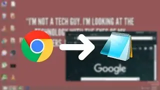 How to use your chrome browser as a NotePad ?