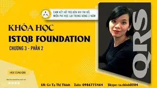 GV Tạ Thị Thinh chuyên đào tạo và tổ chức thi ISTQB foundation và advance level ở 3 miền HN, DN, HCM