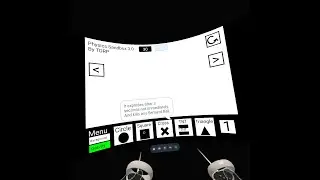 turns out physics sandbox works for vr..