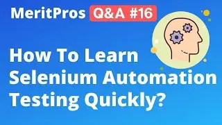 How to Learn Selenium Automation Testing | How to Learn Selenium Quickly | MeritPros Q&A #16