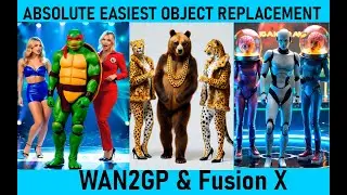 Absolute Easiest Way to Mask & Replace Objects in Video (10GB VRAM with Wan2GP)