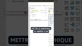 Mettre son menu pop-up au 1er plan dans Power BI #powerbi #tuto