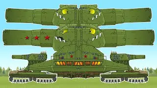 Collection of All Mega Tanks Battles - Cartoons about tanks