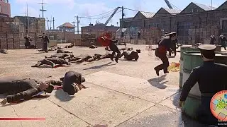 50 Police VS 50 Gangster - Mafia: Definitive Edition npc war