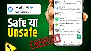 whatsapp meta ai  safe hai ya nahi , meta Ai safe or not