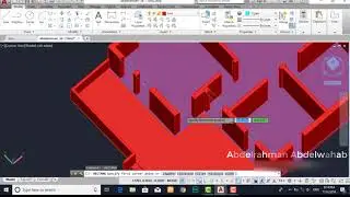 رفع مخطط حديث 118 متر 3d - autocad