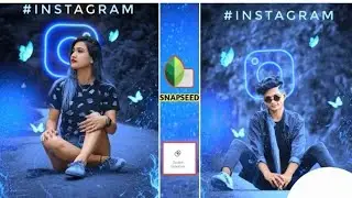 Snapseed - Instagram Viral Photo Editing _ Snapseed Photo Editing Trick --  Background Colour Change