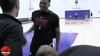 Russell Westbrook Having Fun With Teammates At Clippers Practice. HoopJab NBA