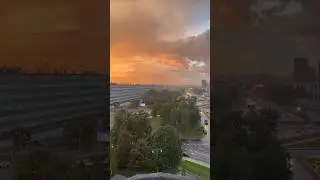 Закат в Москве 2 августа 2024