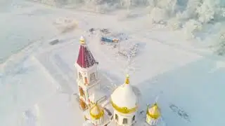 Храм в снегу