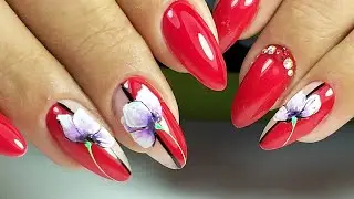 RED manicure ❤  Beautiful Nails 2021