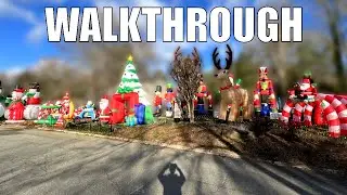 Taking You Through My HUGE 2023 Christmas Display! | Full Daytime Guided-Tour