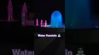 Water Fountain ⛲ View in Odisha //Nature #waterfountain #fountain #musicalfountain