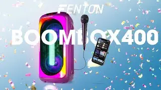 Fenton BoomBox400 LED Party Speaker