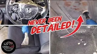 Nastiest Soda Stained Car Detail EVER! Complete Disaster ASMR Car Detail