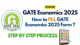 How to fill GATE Form ? | GATE Registration Form | How to fill GATE Economics Form ?