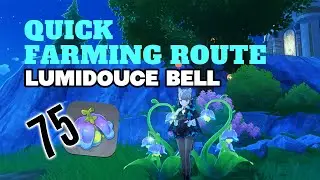 Quickest Farming Route For Lumidouce Bell | Genshin Impact | Ascension Material