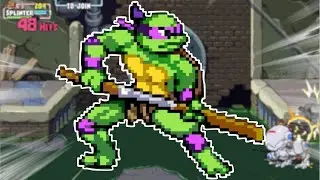 Joguei de DONATELLO no MELHOR JOGO DAS TARTARUGAS NINJA