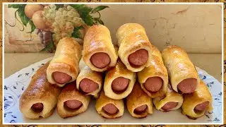 САМЫЕ ВКУСНЫЕ СОСИСКИ В ТЕСТЕ!!!