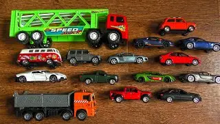 Toy Lorries + Different Cars