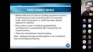 ECC SSHO Training 2021:  Load Handling Equipment and Lift Plans