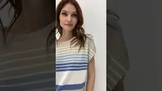 Джемпер женский 9231 94042 цвет 1267505012147857 туманная росат голубойванильбелый