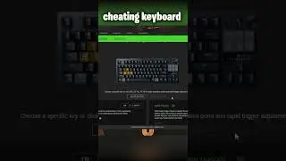 i bought a CHEATING keyboard