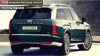 2026 Hyundai Palisade Hybrid: Add a 334-HP Turbocharged Hybrid Option!